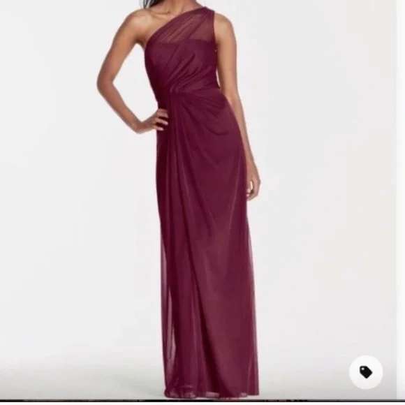 David's Bridal | Dresses | Davids Bridal Mesh One Shoulder Illusion Bridesmaid Formal Dress Wine Size 4 | Poshmark David's Bridal | Dresses | Davids Bridal Mesh One Shoulder Illusion Bridesmaid Formal Dress Wine Size 4 | Poshmark